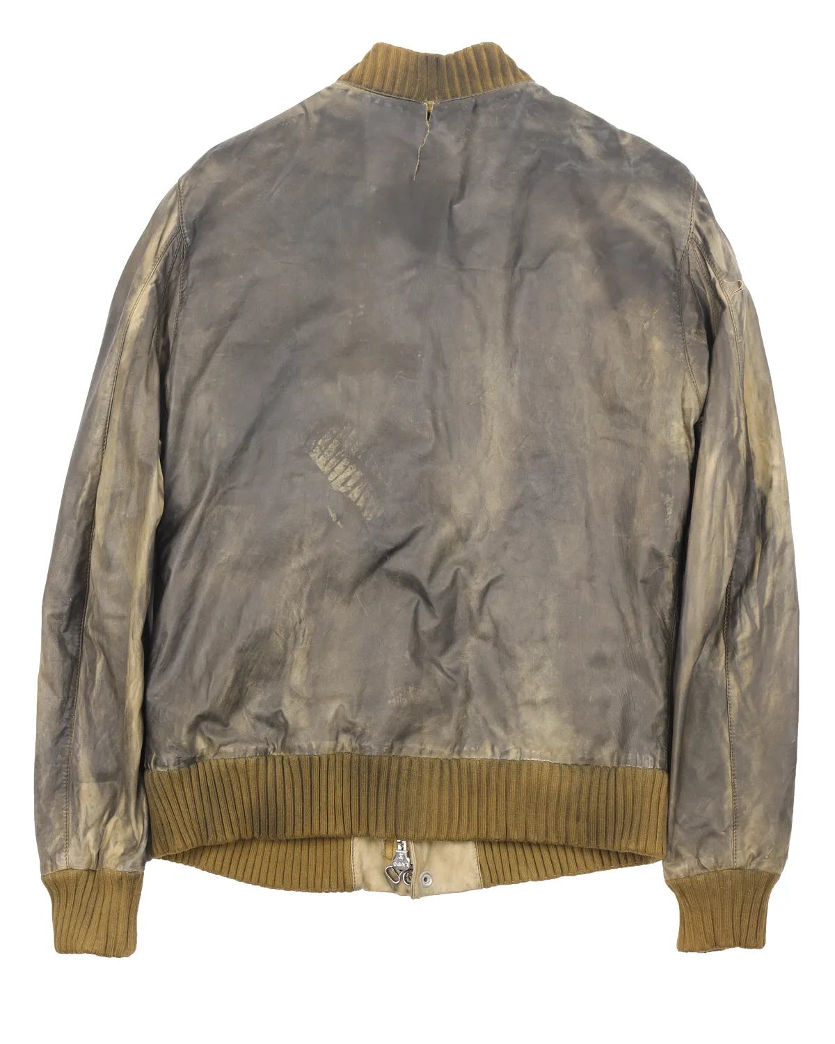 2010 Runway Leather Bomber