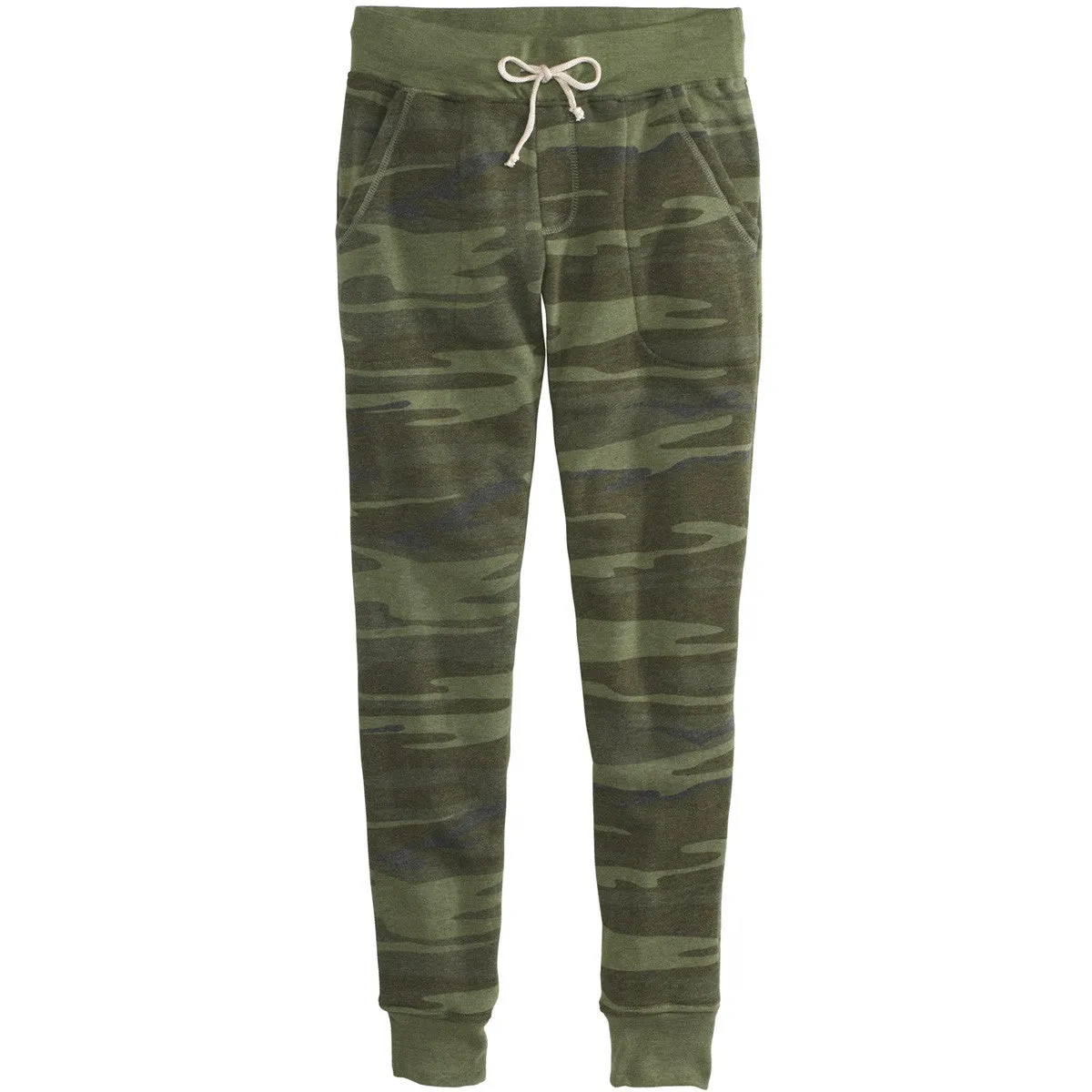 Alternative Apparel Women's Camo Jogger Eco-Fleece Pant