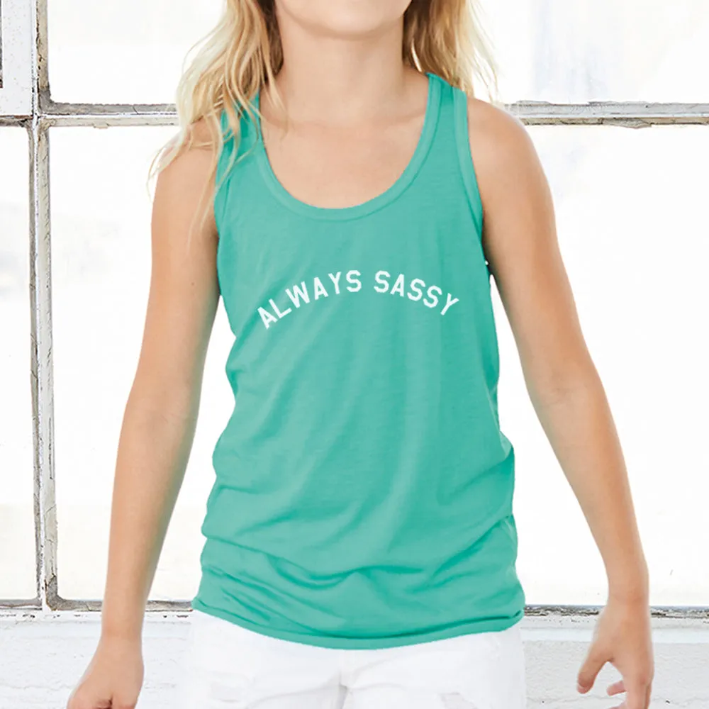 Always Sassy Kids Flowy Racer Vest