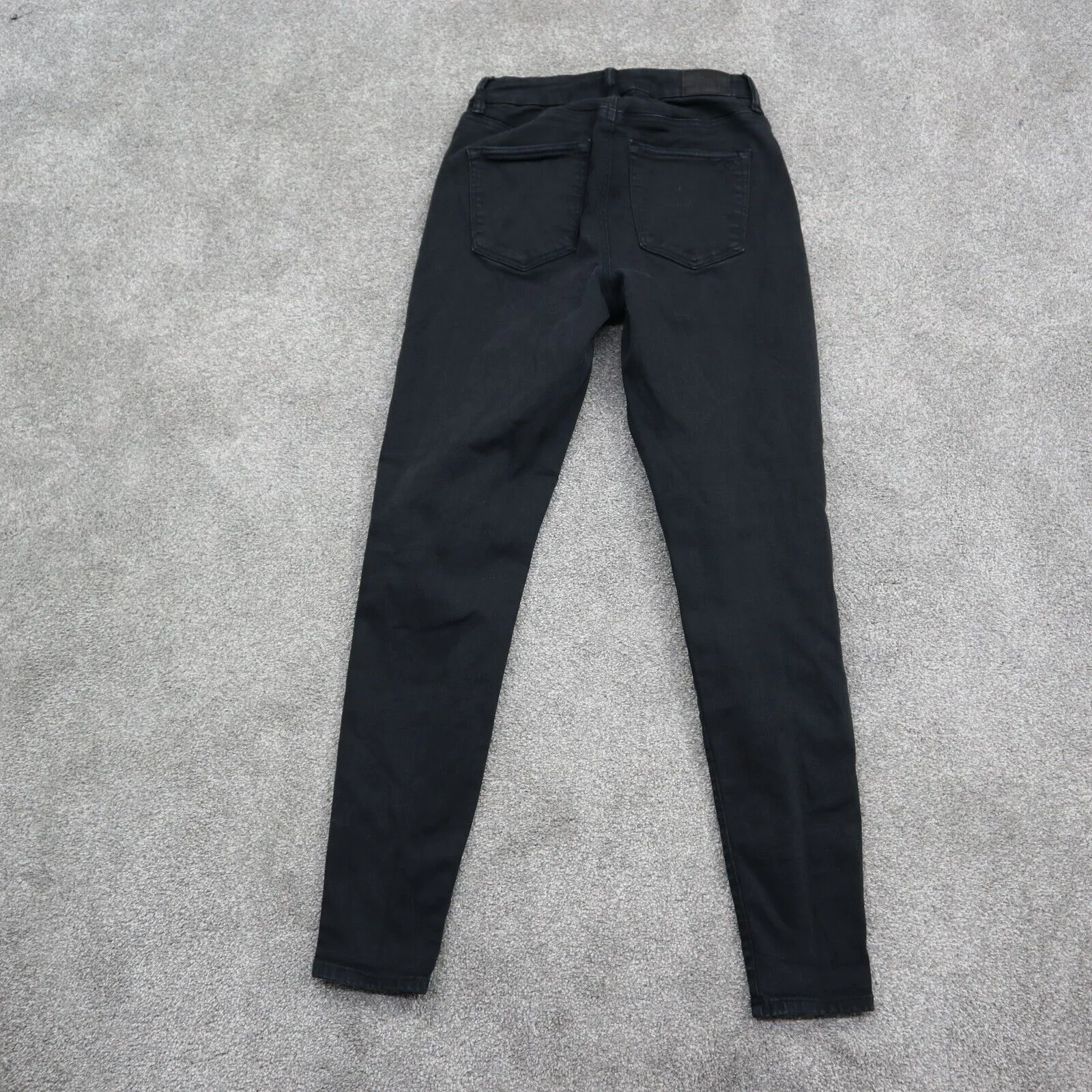 American Eagle  Women Skinny Leg Jeans Next Level Premium Mid Rise Black Size 2