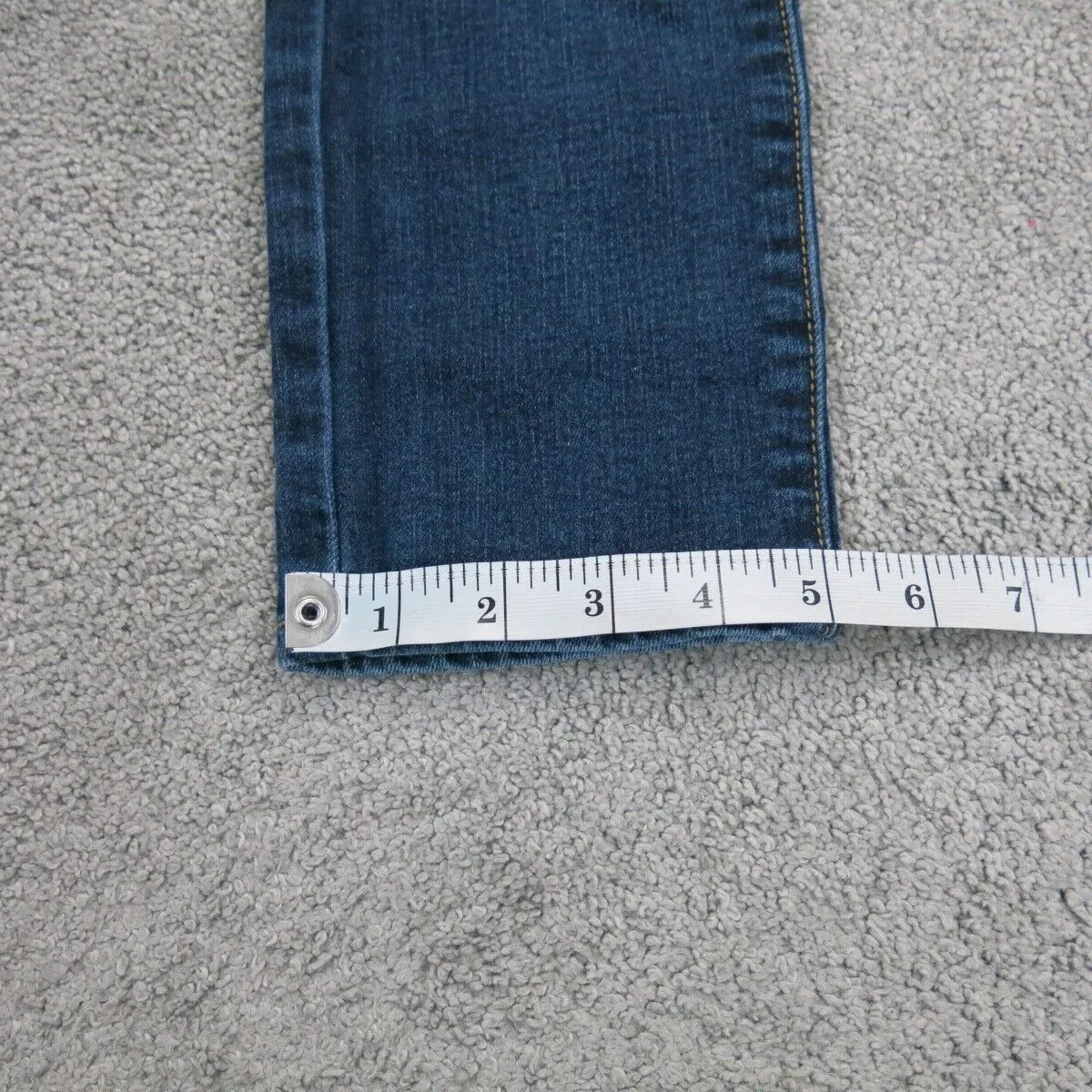 American Eagle Women Super Stretch Skinny Jeans Mid Rise Blue Size 4 Long