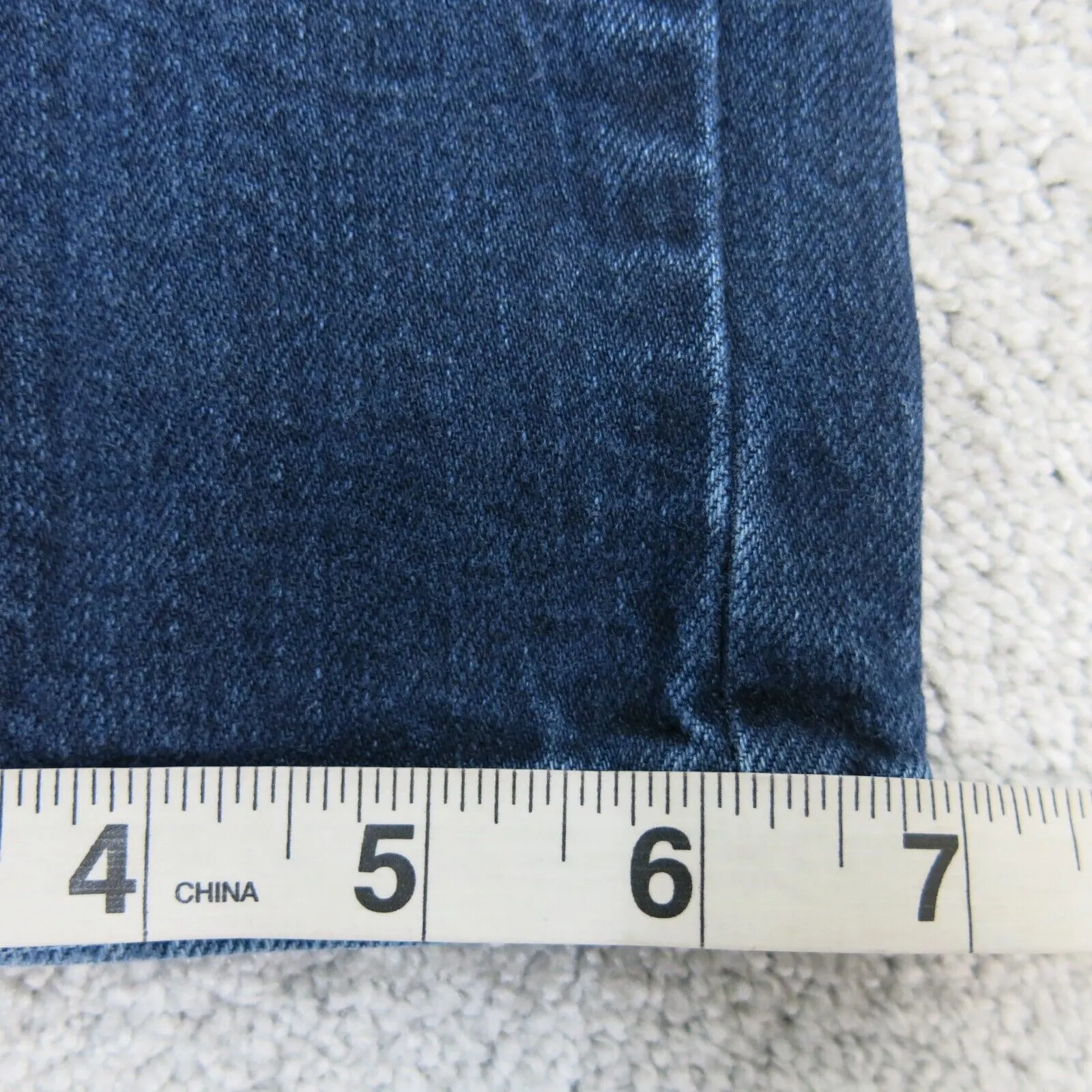 American Eagle Womens Straight Leg Jeans Denim Mid Rise Cotton Blue Size 31/30