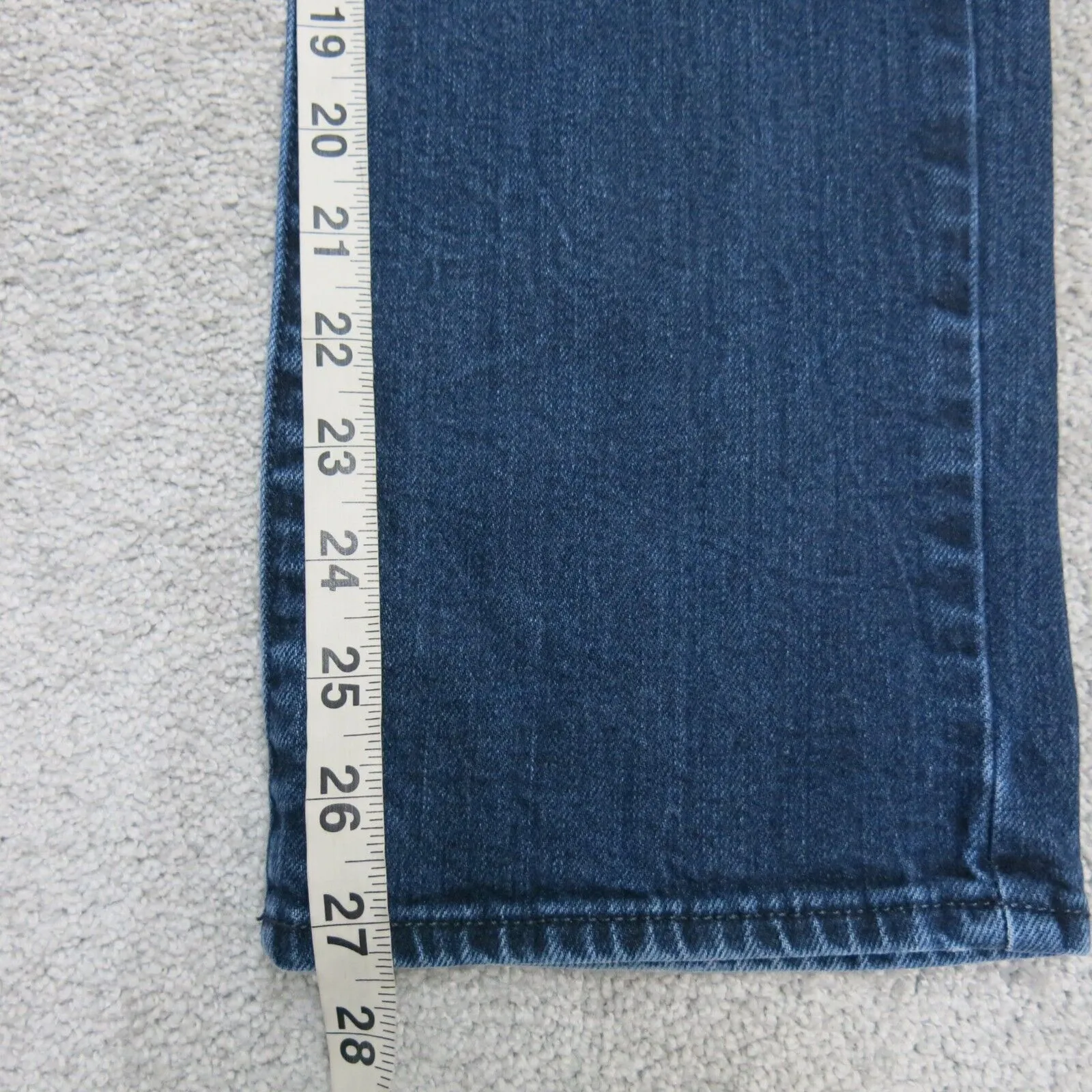 American Eagle Womens Straight Leg Jeans Denim Mid Rise Cotton Blue Size 31/30