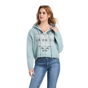 Ariat® Women's Agave Garden Zip Front Hooded Sweater