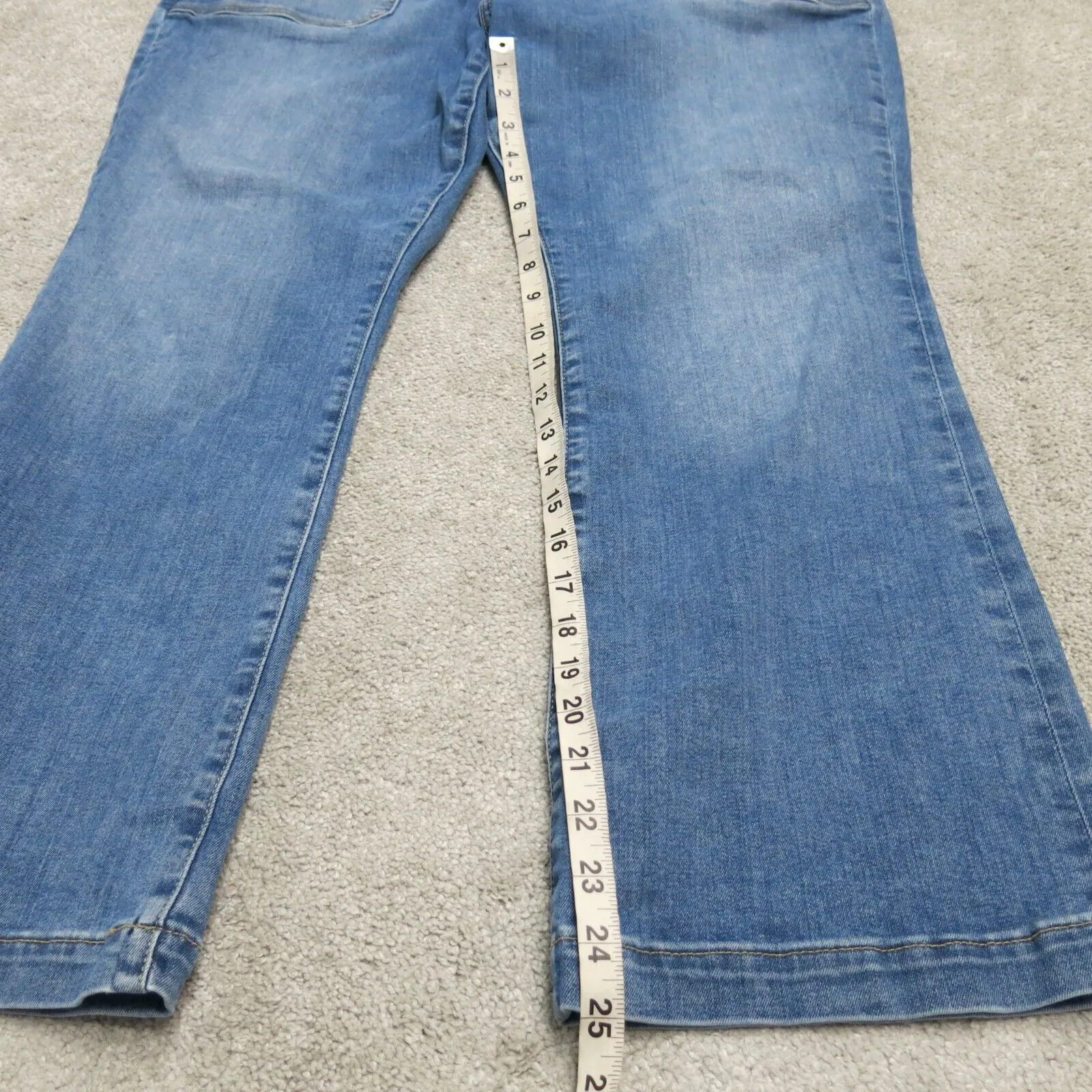 Banana Republic Womens Boot Cut Jeans Premium Denim High Rise Blue Size 36