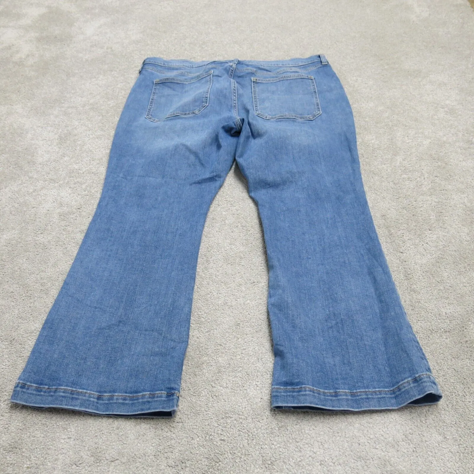 Banana Republic Womens Boot Cut Jeans Premium Denim High Rise Blue Size 36