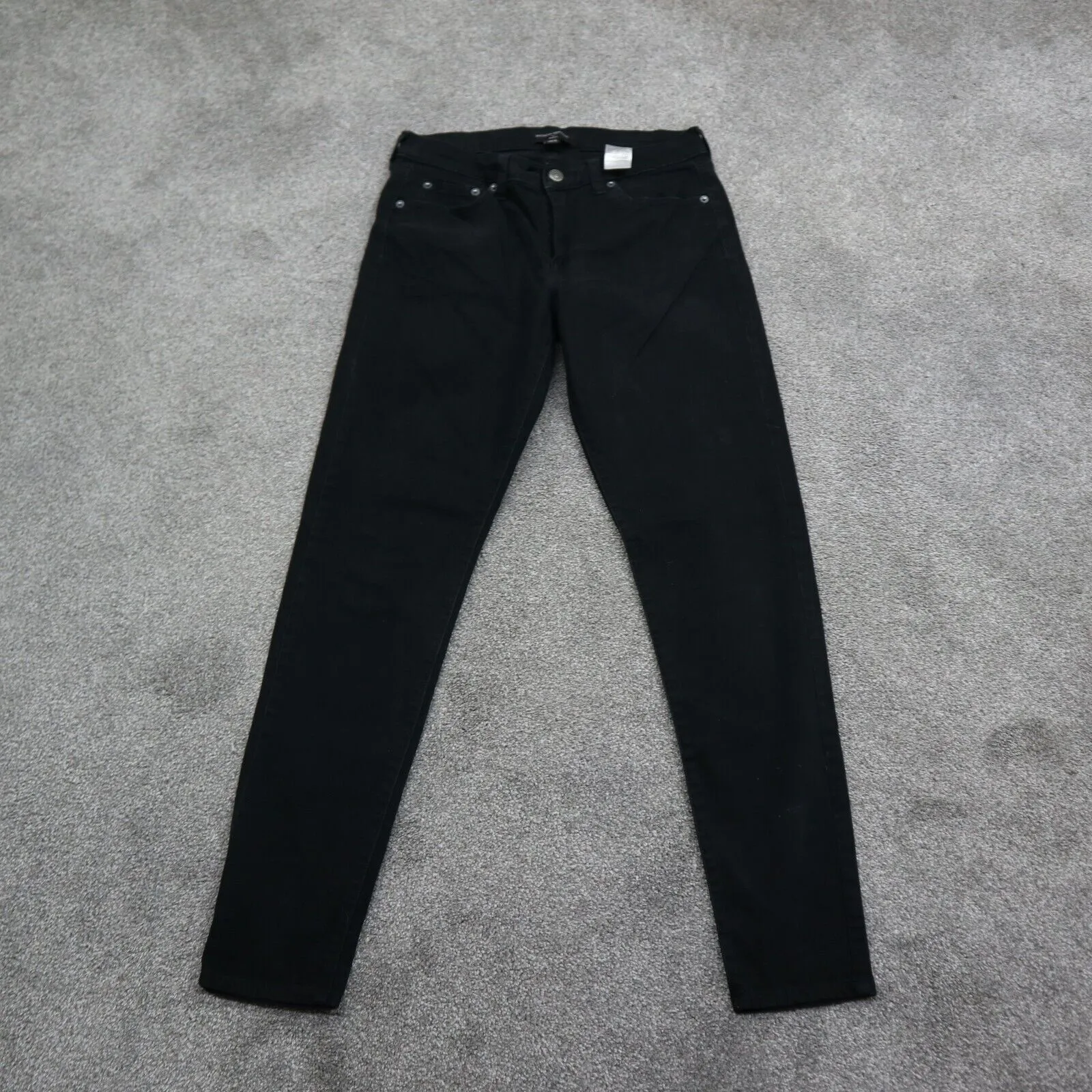 Banana Republic Womens Jeans Skinny Leg  Mid Rise Denim Black Size W28XL6