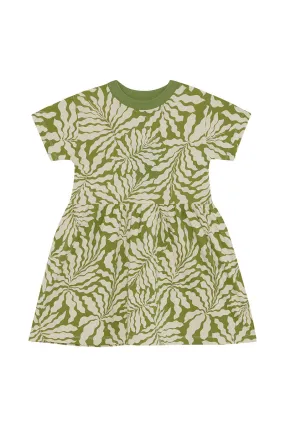 Bonds Kids Tee Dress - Sunshine Tropics Sage