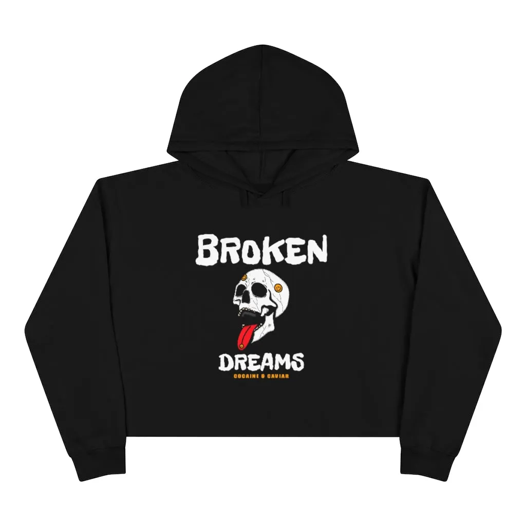 BROKEN DREAMS CROP HOODIE