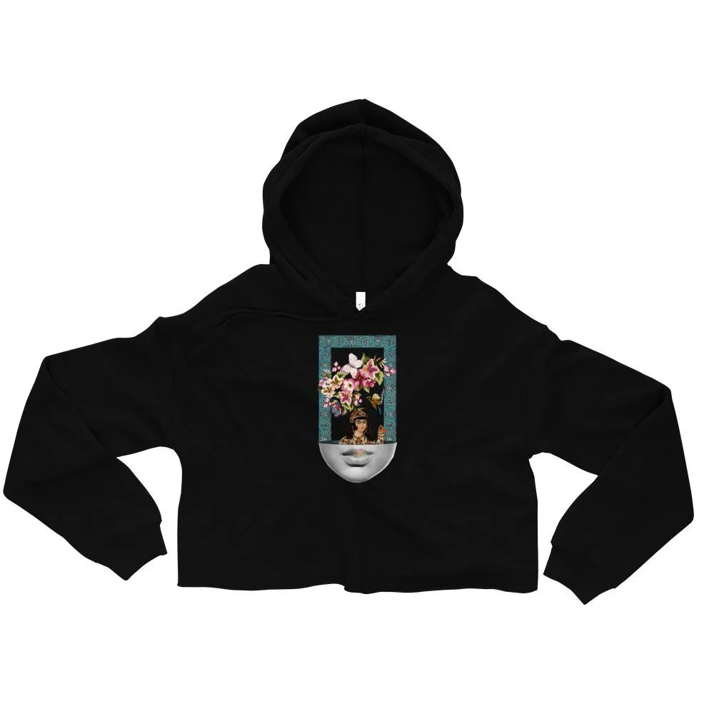 Colorful Frame Crop Hoodie