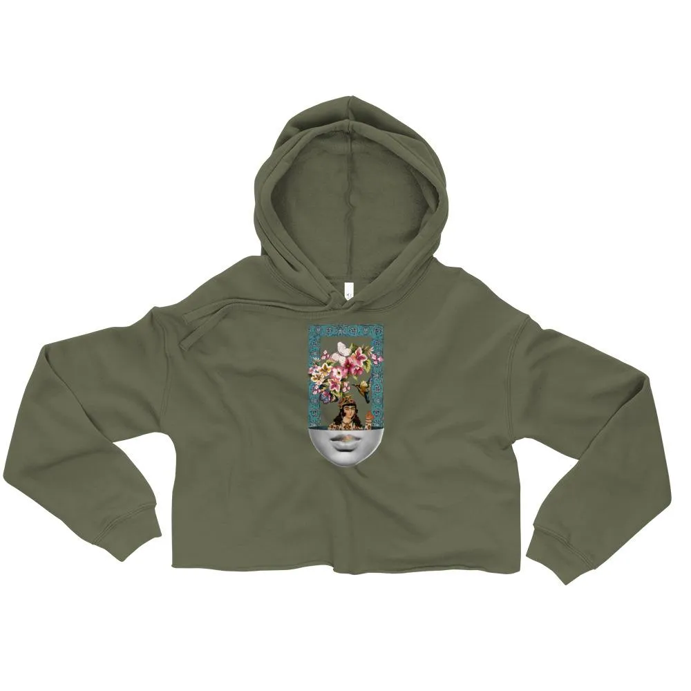 Colorful Frame Crop Hoodie