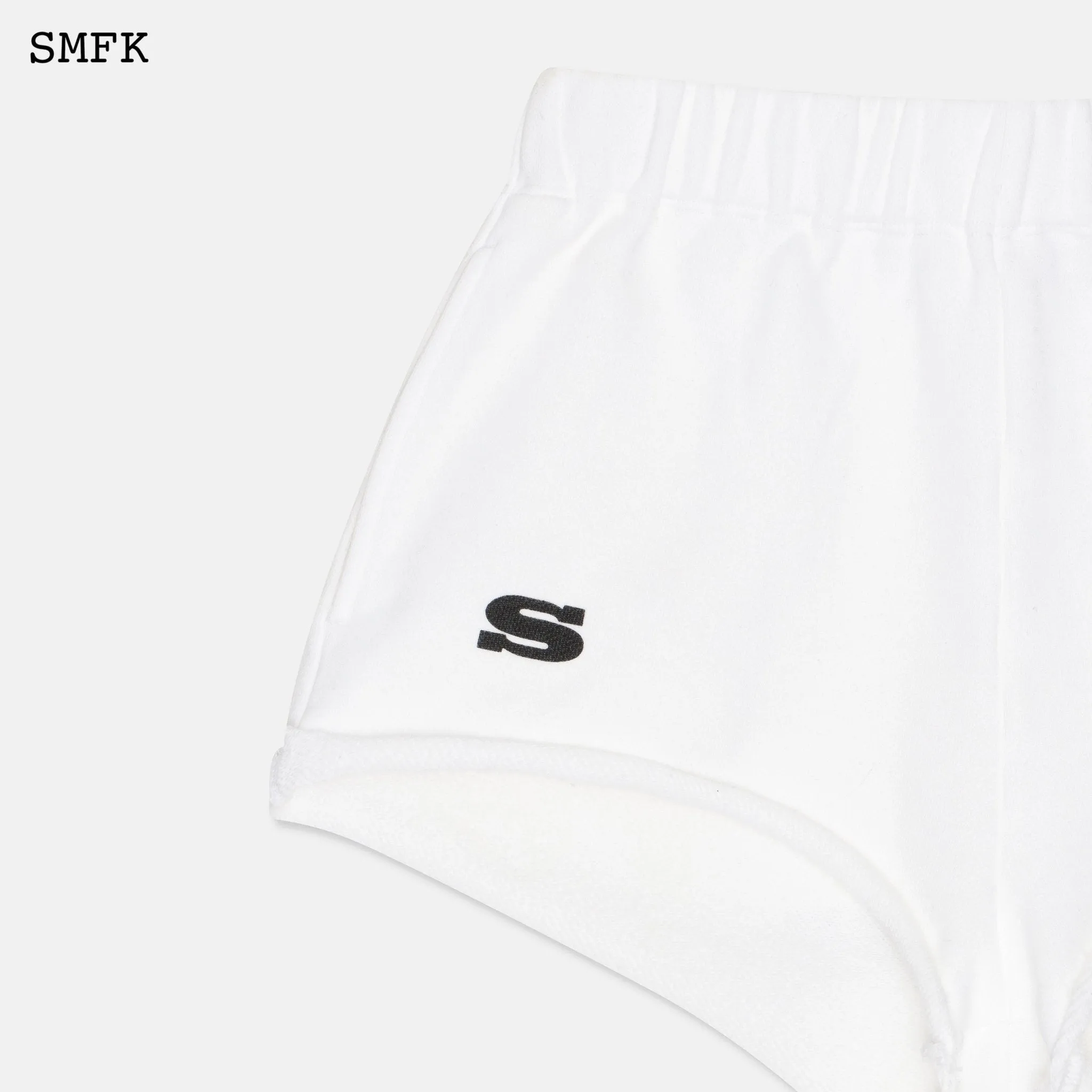 Compass Academy White Short Jogging Pants