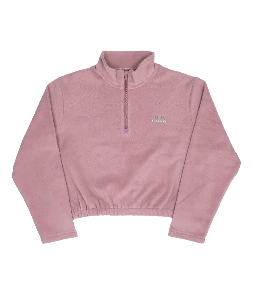 CROPPED FLEECE  - DUSTY PINK