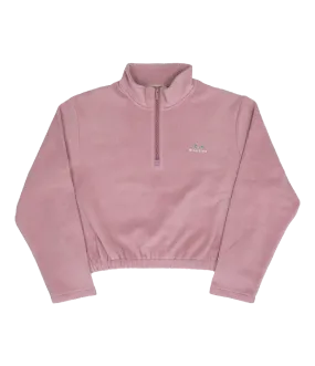 CROPPED FLEECE  - DUSTY PINK