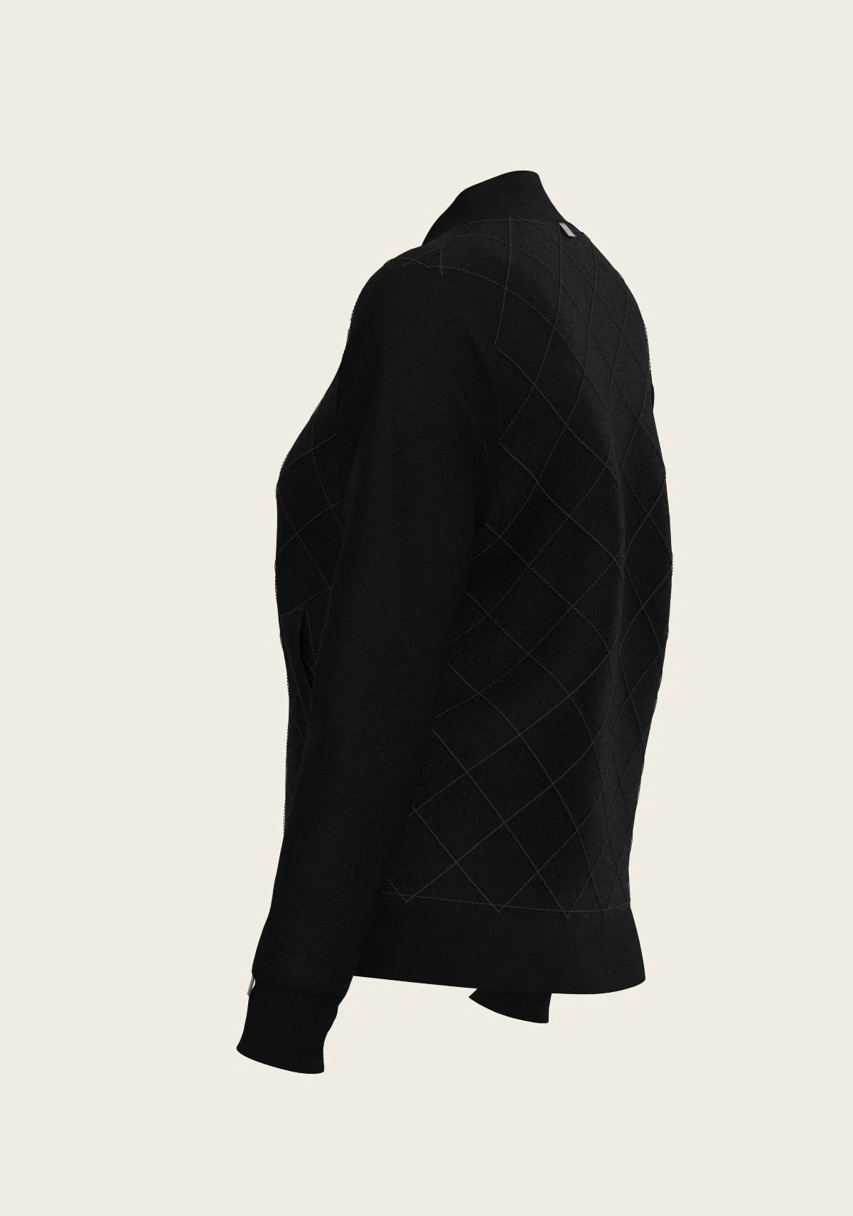  Espoir Equestrian Bouquet on Black Reversible Jacket