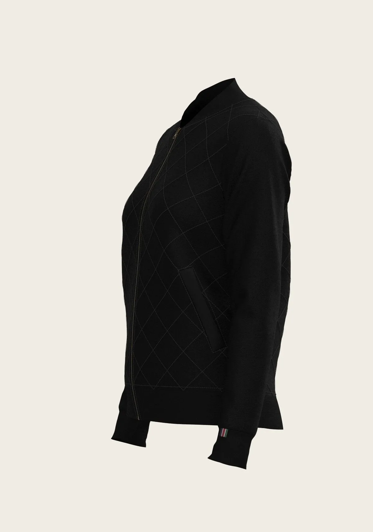  Espoir Equestrian Bouquet on Black Reversible Jacket