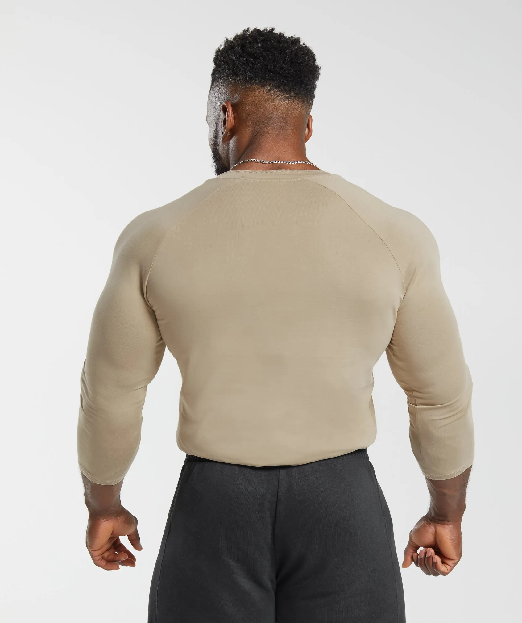 Gymshark Legacy Henley - Desert Beige