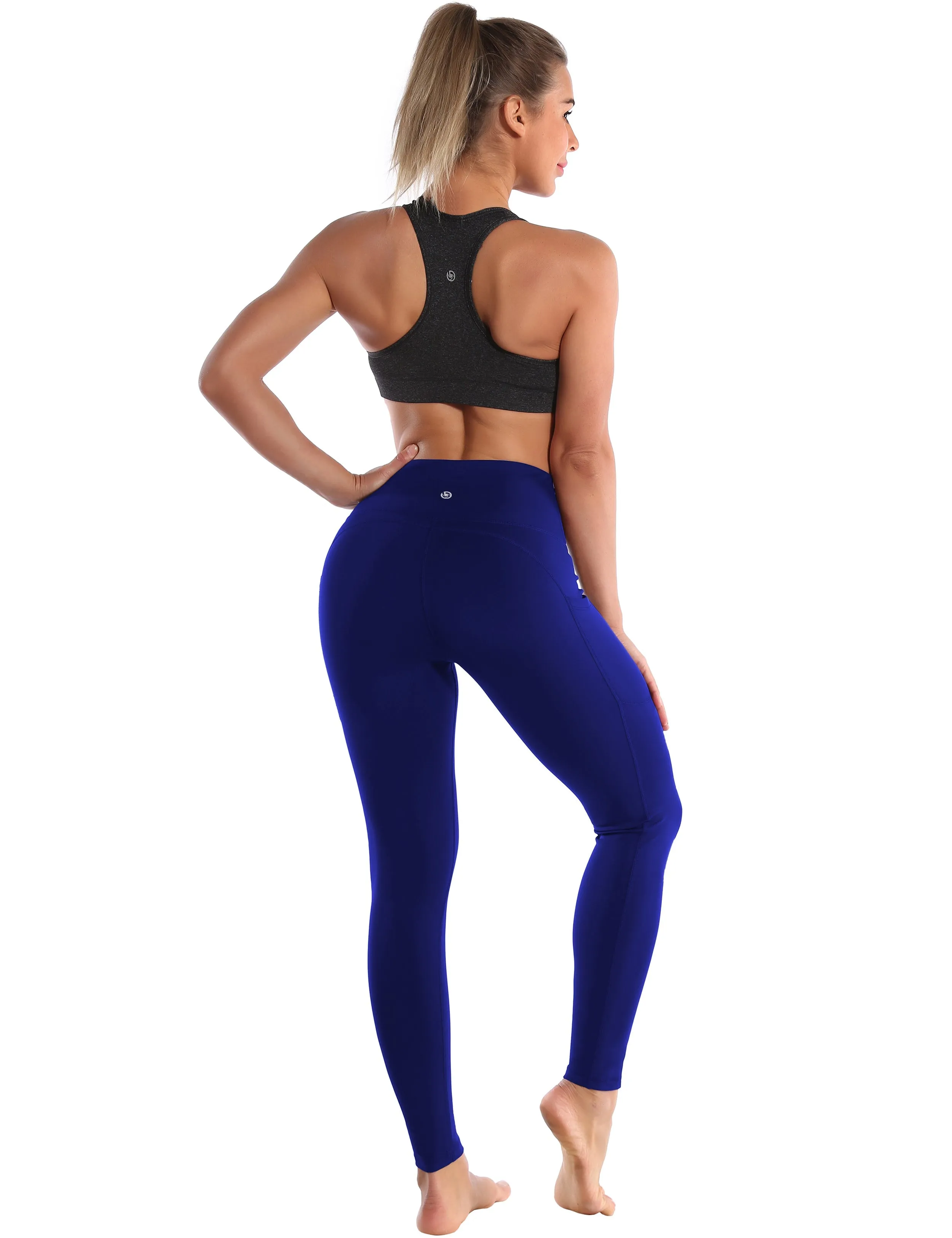 Hip Line Side Pockets Jogging Pants navy_Jogging