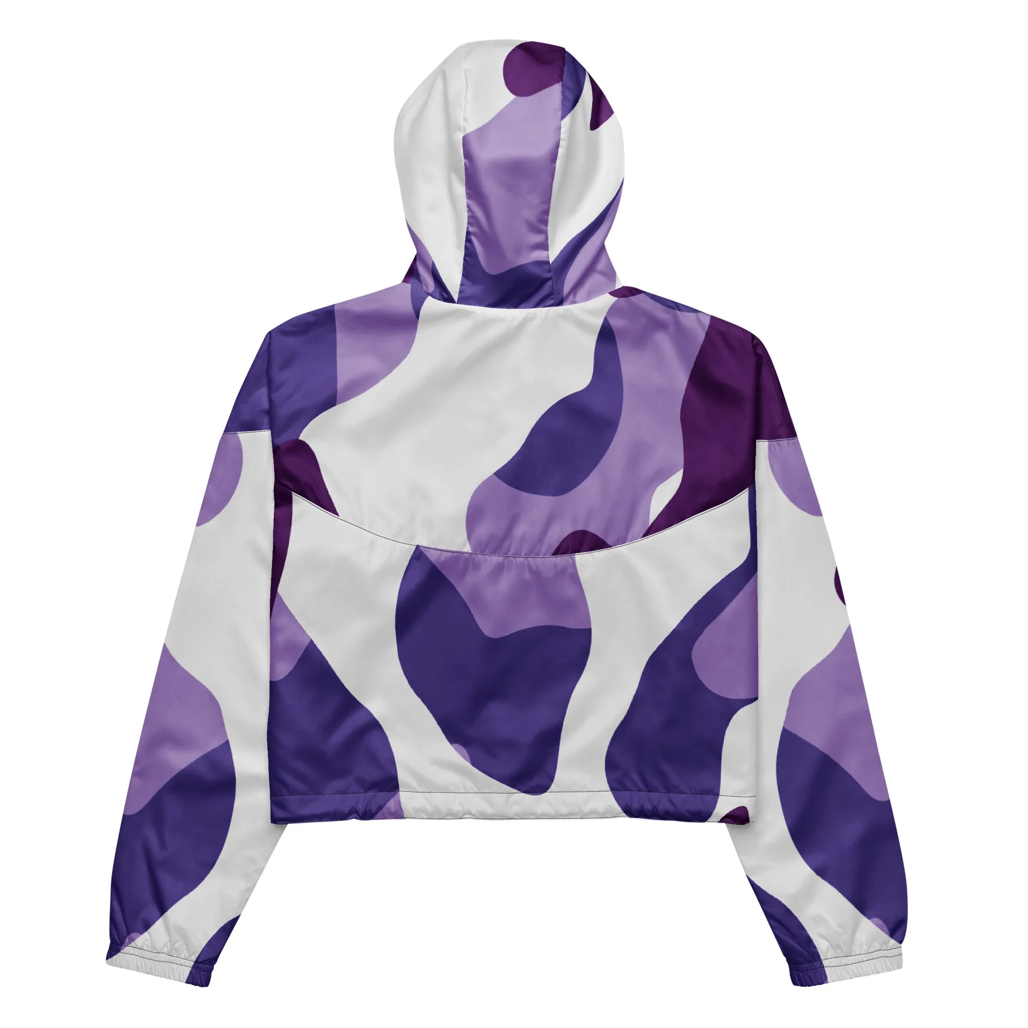 Humble Sportswear™ Women’s Farah Purple Cropped Windbreaker