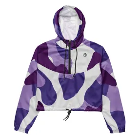 Humble Sportswear™ Women’s Farah Purple Cropped Windbreaker