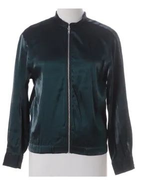 Label Blouse Drak Green Bomber