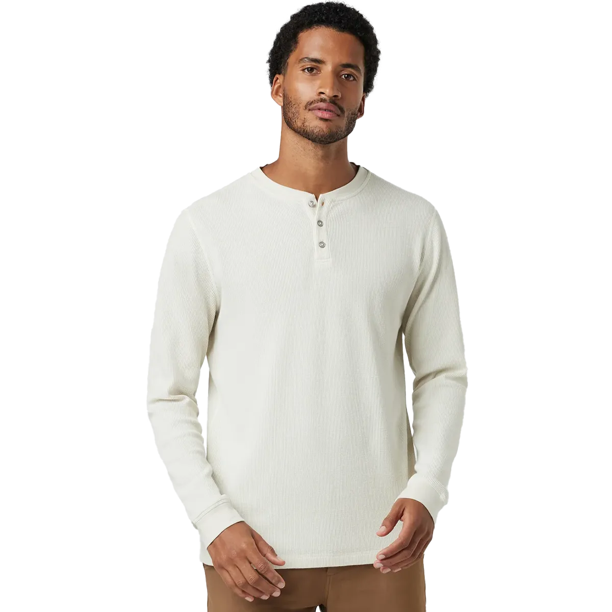 Men's Waffle Henley