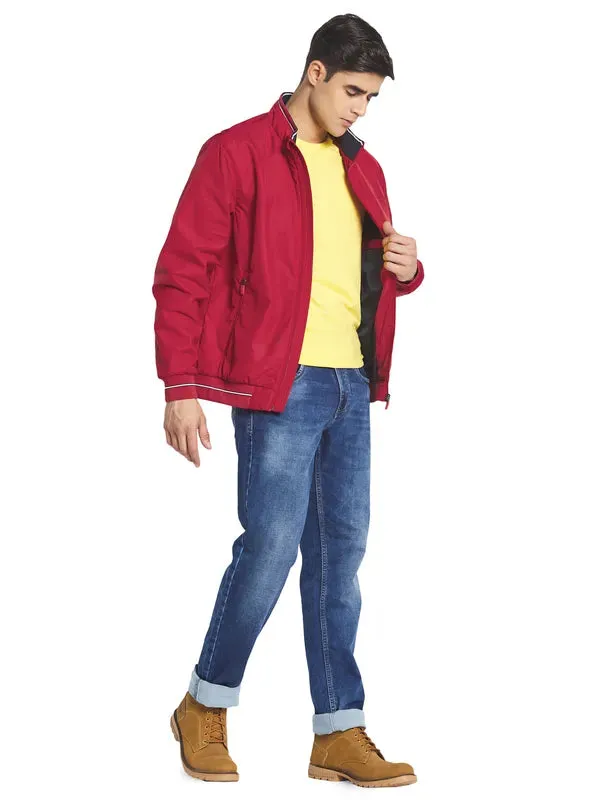 Mettle Men Red Bomber Jacket