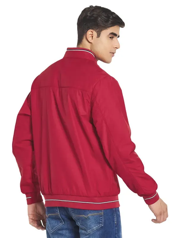 Mettle Men Red Bomber Jacket