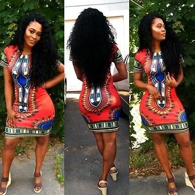 Modern African Dashiki Dress