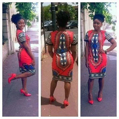 Modern African Dashiki Dress