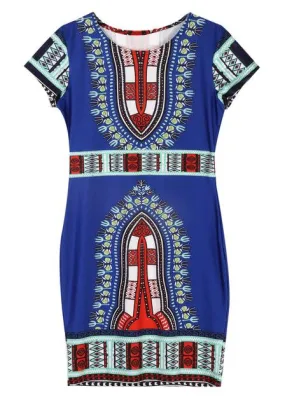 Modern African Dashiki Dress