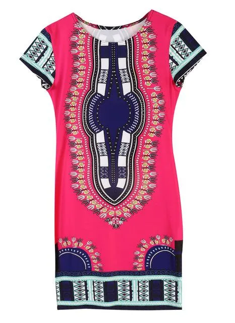 Modern African Dashiki Dress