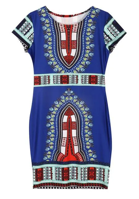 Modern African Dashiki Dress