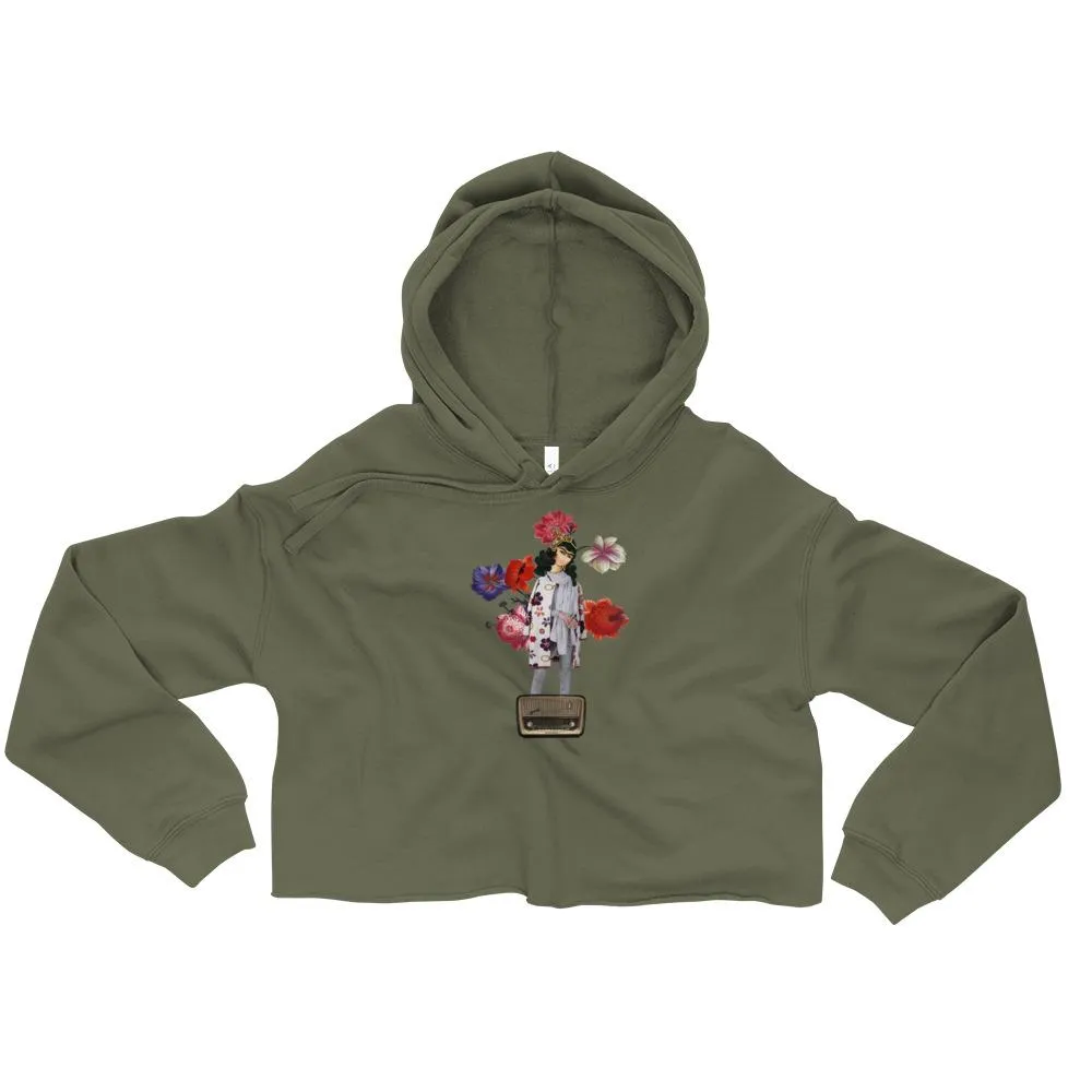 Radio Crop Hoodie