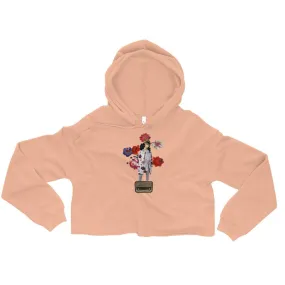 Radio Crop Hoodie