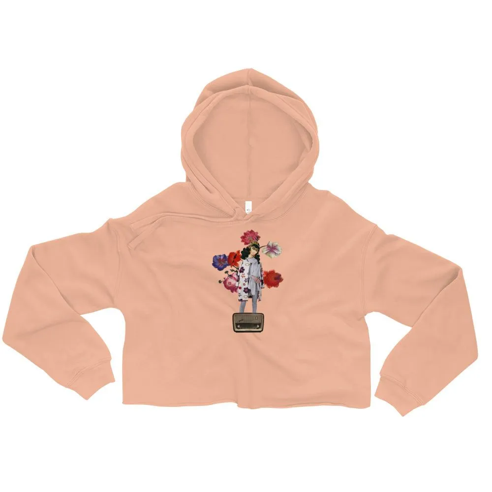 Radio Crop Hoodie