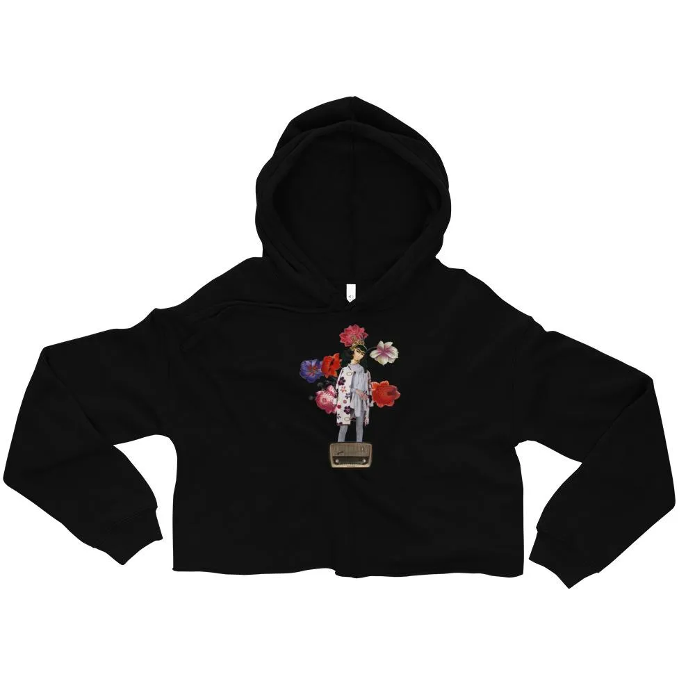 Radio Crop Hoodie