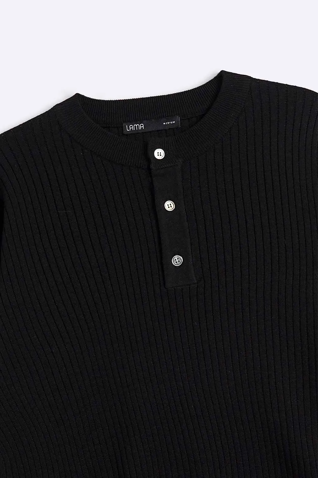 RIBBED HENLEY