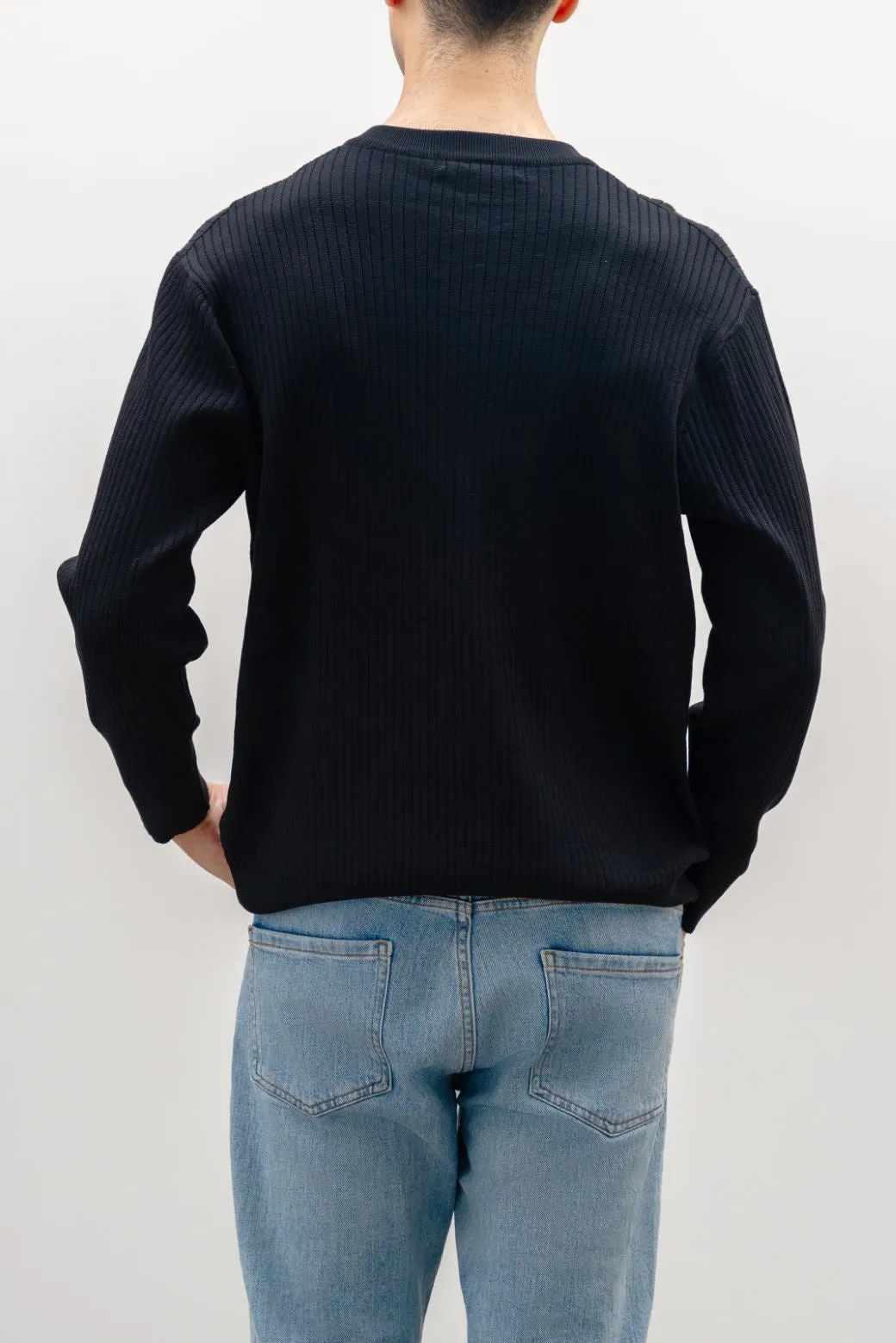 RIBBED HENLEY