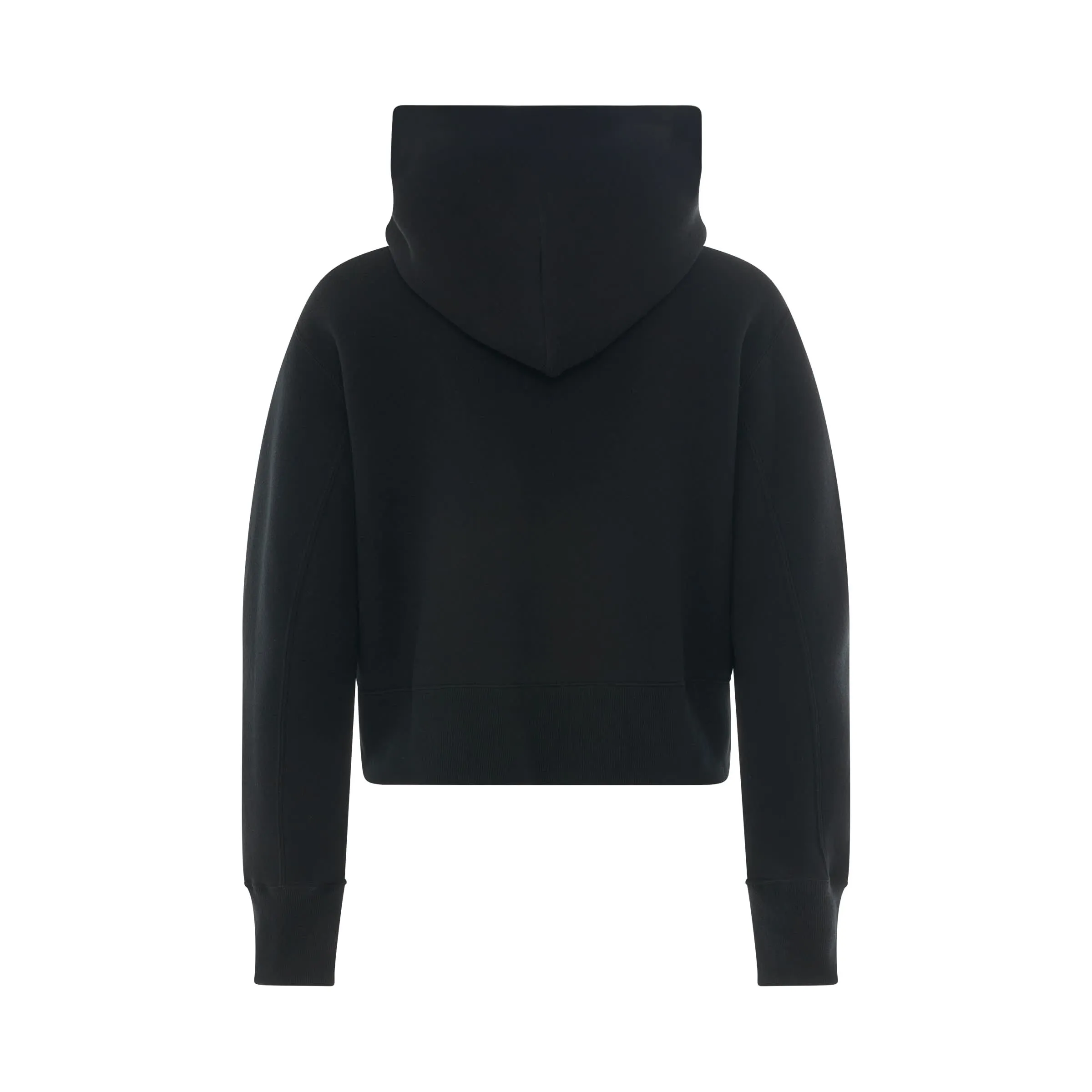 S Studs Sponge Sweat Hoodie in Black