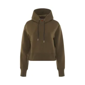 S Studs Sponge Sweat Hoodie in Khaki