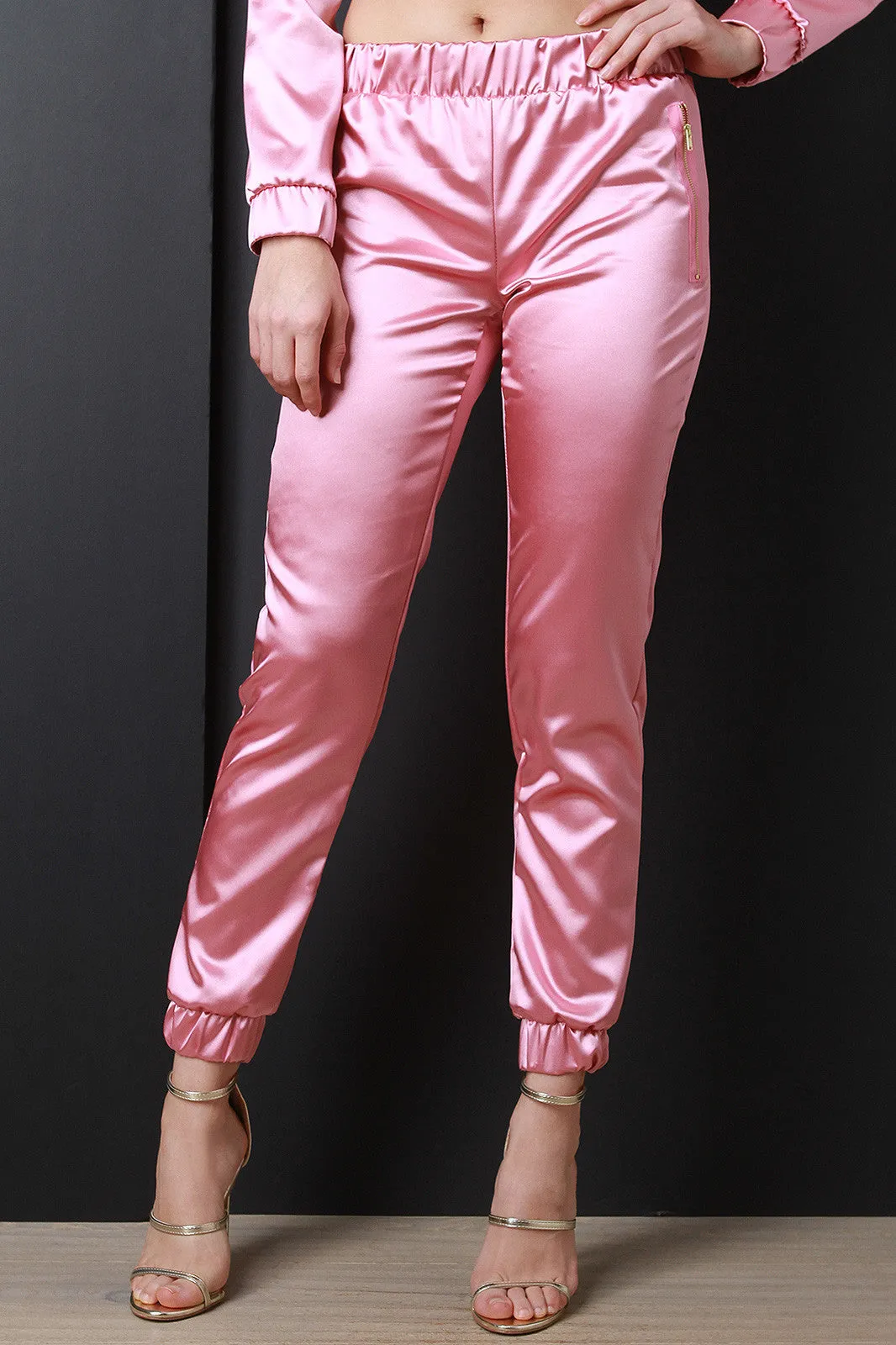 Satin Jogging Pants