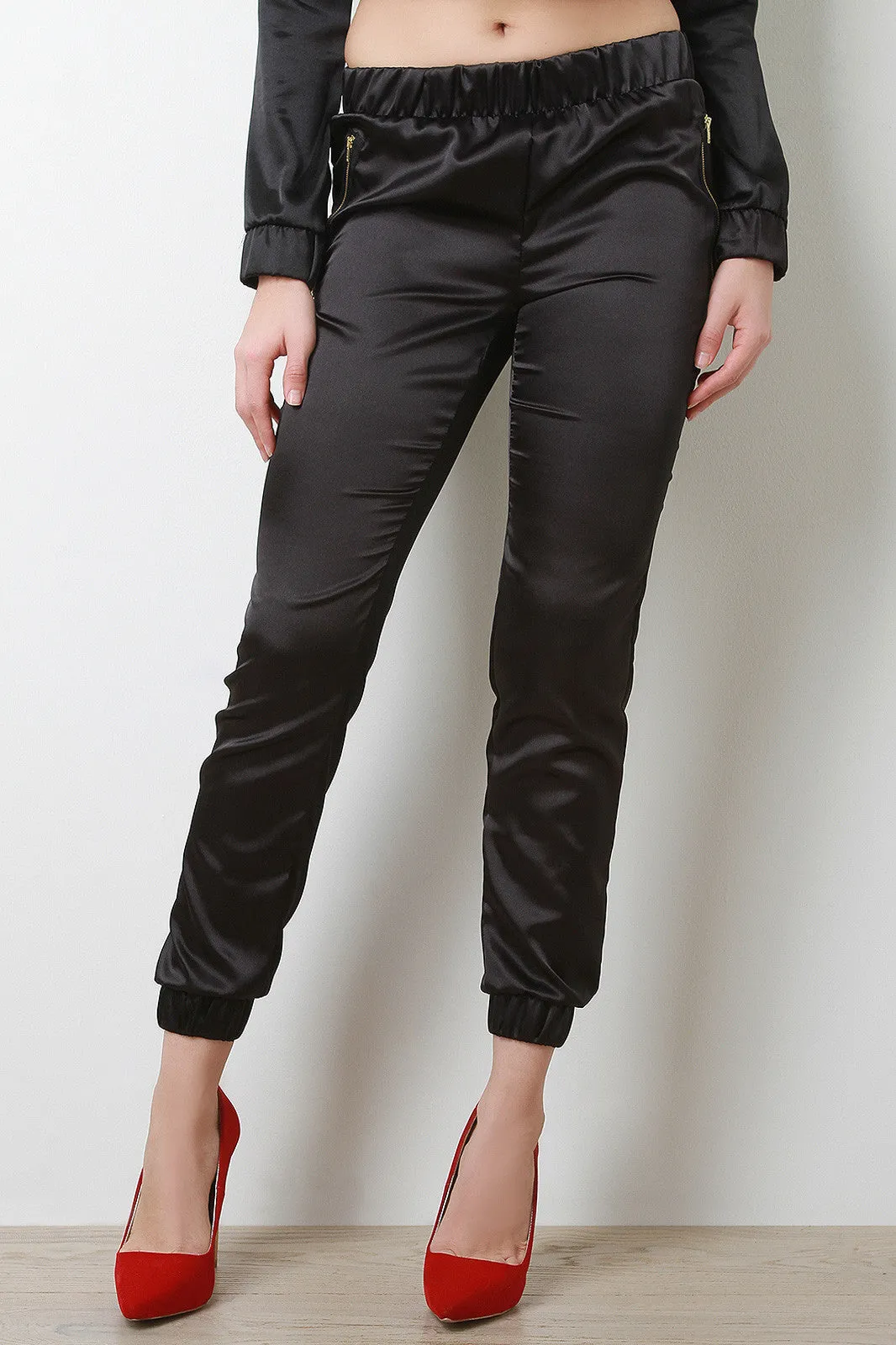 Satin Jogging Pants