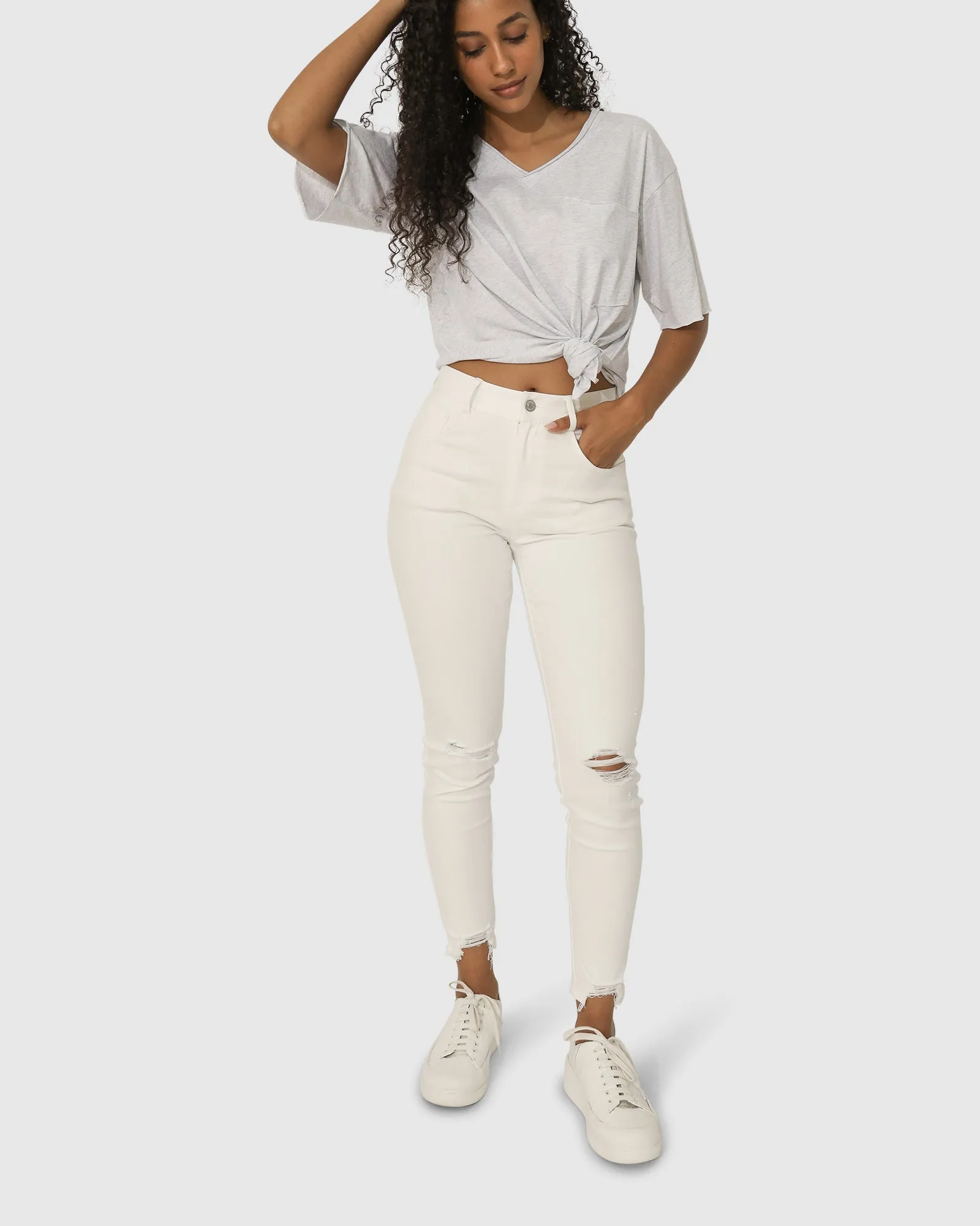 Skinny Dip Jeans - White