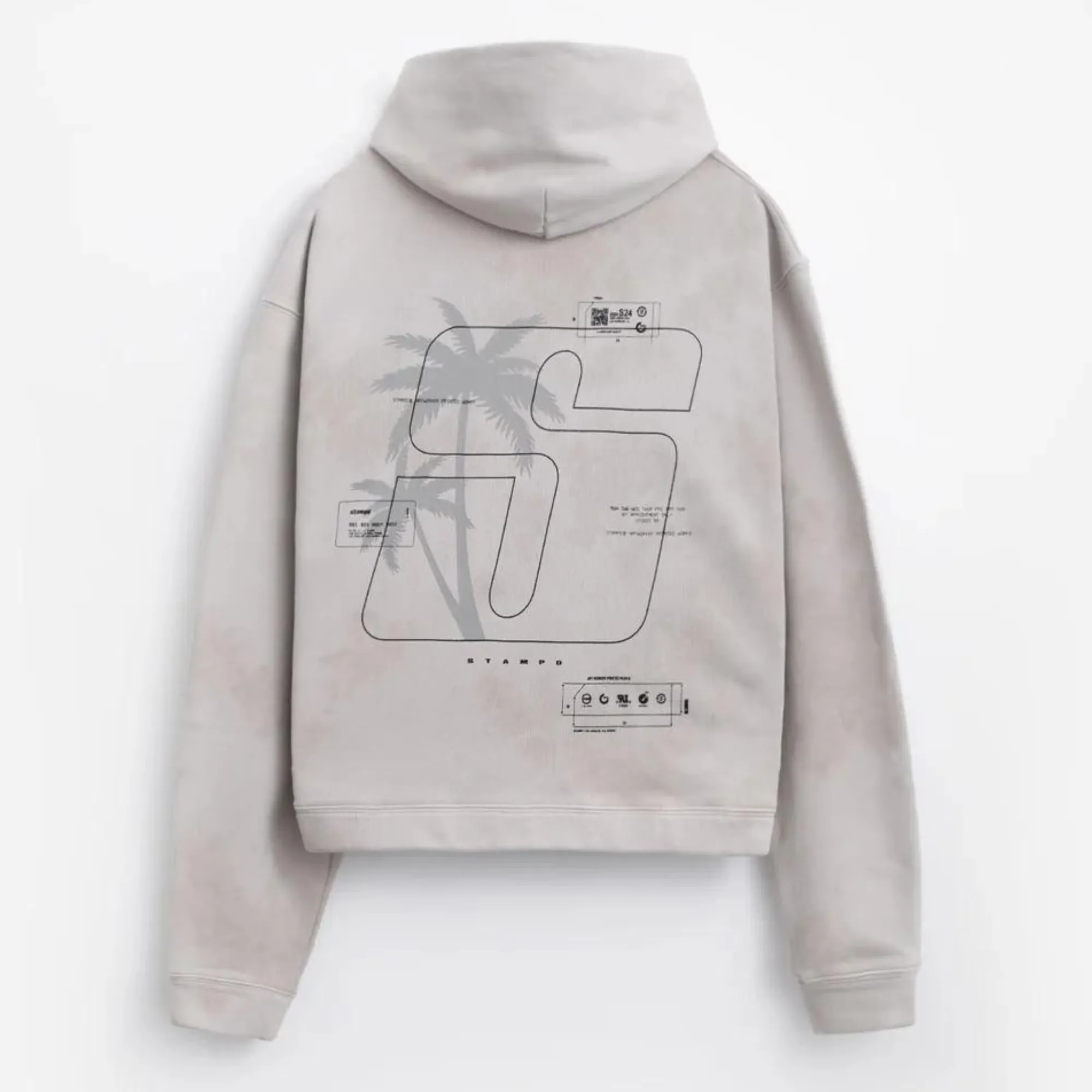 Stampd S24 Transit Tie Dye Cropped Hoodie