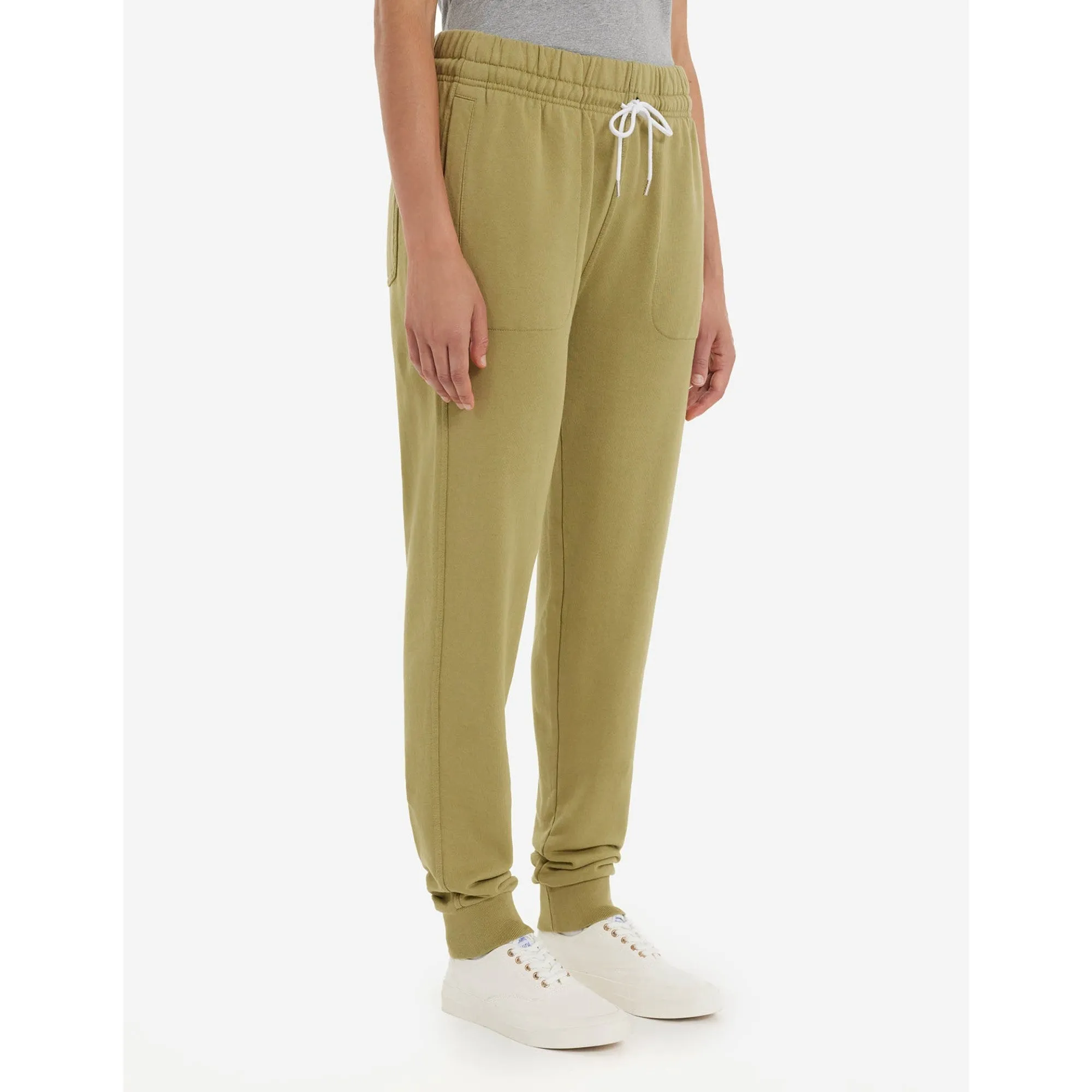 Unisex Chillax Fox Patch Classic Jog Pants - Light Khaki