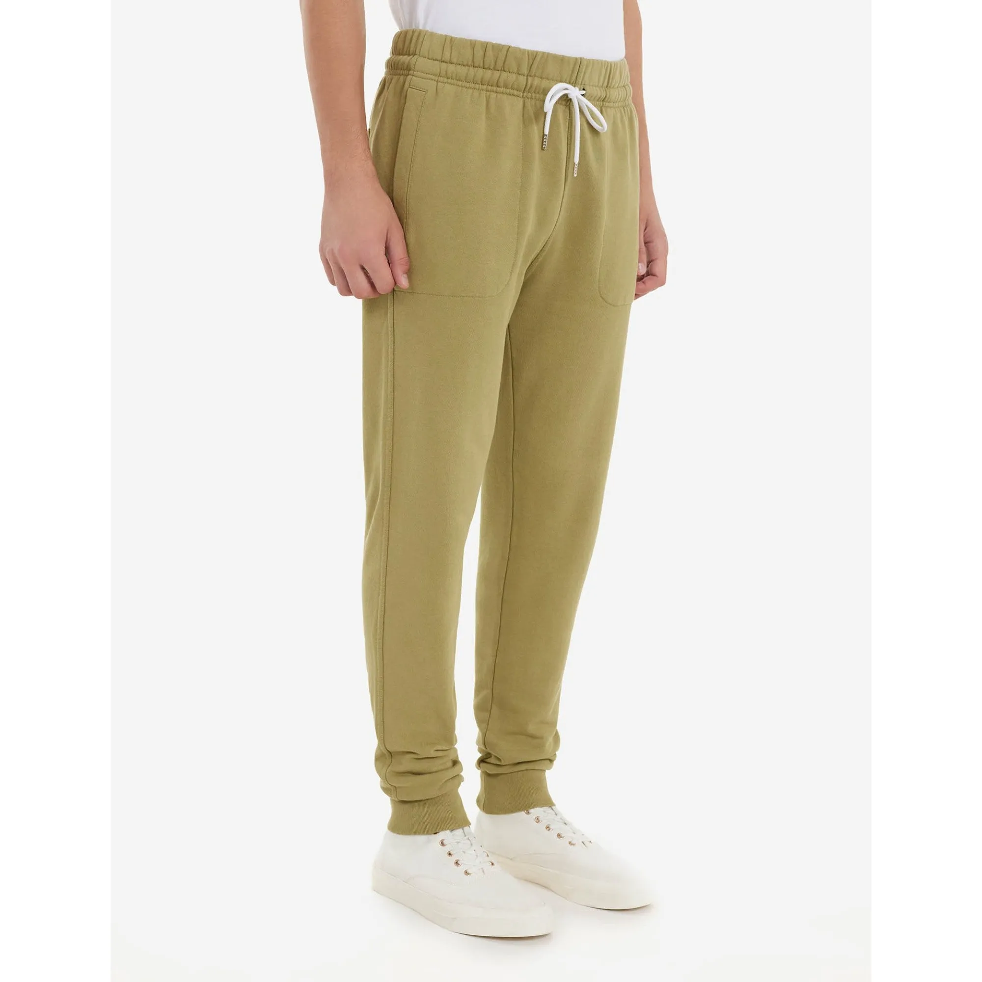 Unisex Chillax Fox Patch Classic Jog Pants - Light Khaki