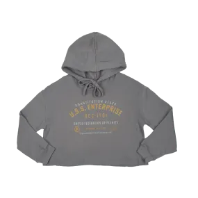 USS Enterprise Cropped hoodie