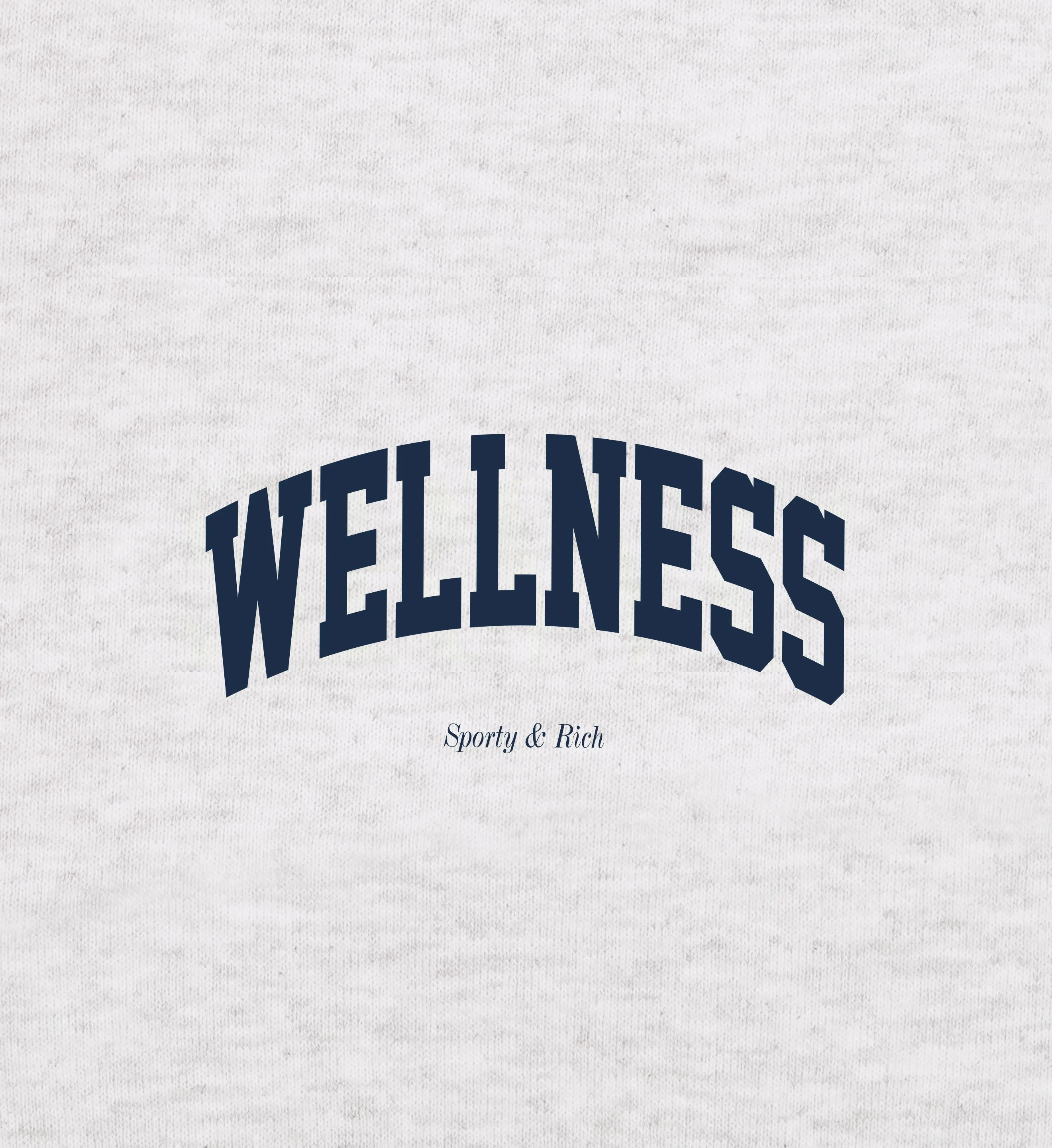 Wellness Ivy Cropped Zip Hoodie - Heather Gray/Navy