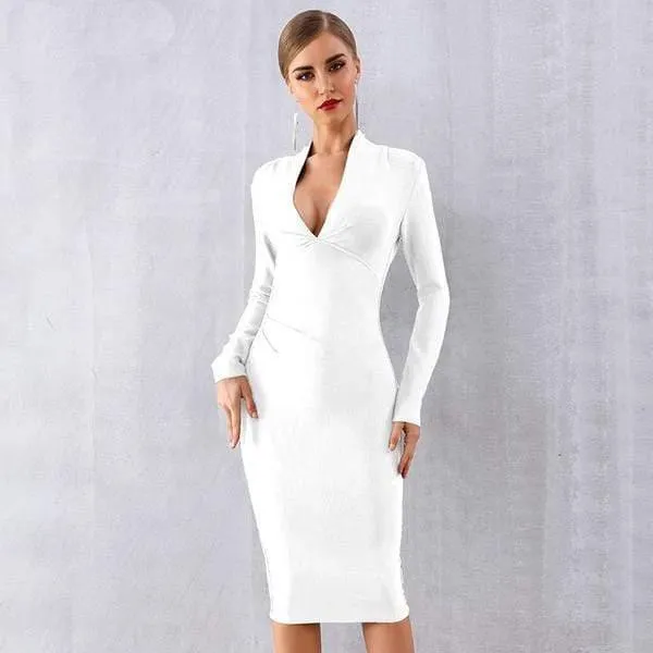 Women Bandage Celebrity Evening Party Dress